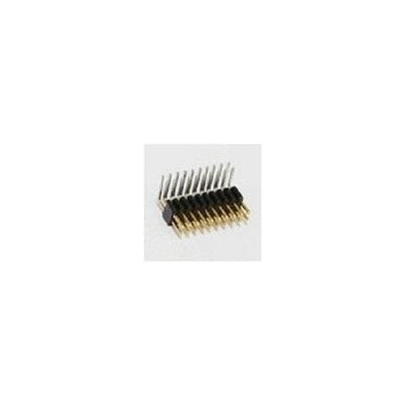 Fci Board Connector, 20 Contact(S), 2 Row(S), Male, Right Angle, 0.05 Inch Pitch, Solder Terminal,  20021112-00020T1LF